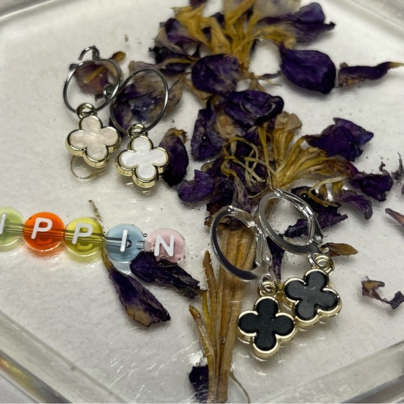 Luxury Designer Clove Earrings - Picture 2 of 2